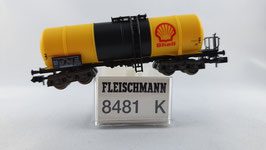 Fleischmann 8481 DB Kesselwagen 4-achsig mit Bremserbühne "Shell" OVP (DG252)