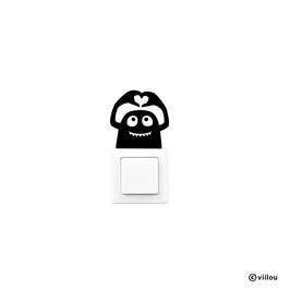 Lichtschalter Sticker Monster Love