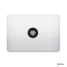 Mac Notebook Sticker Diamant