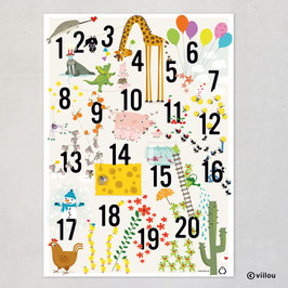 Poster ZAHLEN 1-20