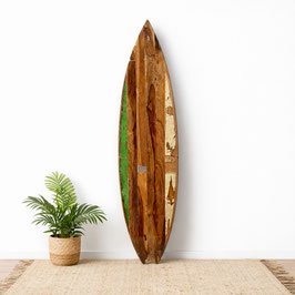 LIMITED Deko Surfboard Altholz Nr 1 | Handgefertigt | Massive Wanddeko Beachhouse Style | Holz Kunst | Gun Surfboard Design