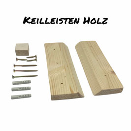 Wandhalterung - Keilleisten Holz