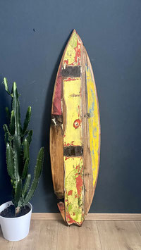 Deko Surfboard Bali Style aus Altholz Nr. 1