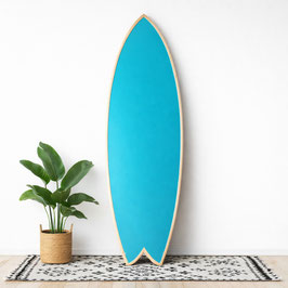 Deko Surfboard Türkis Mint Pink Gelb