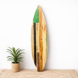 LIMITED Deko Surfboard Altholz Nr 2 | Handgefertigt | Massive Wanddeko Beachhouse Style | Holz Kunst | Gun Surfboard Design