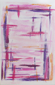 "Nature 2", Gemälde auf Aquarellpapier, 13 x 17,5 cm (mit Passepartout 18 x 24 cm)