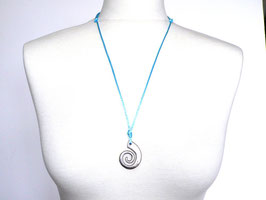 Halskette mit Spirale Seide ✶ Aktionspreis ✶ weitere Farben