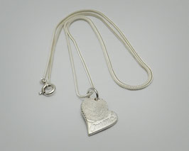 Kette mit Anhänger Fingerabdruck "Emma"