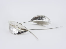 925 Silber - Ohrhänger "Leafes" (Poliert)