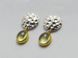 Ohrstecker "Lemon Citrin" Silber Gold