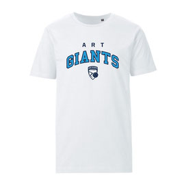 ART GIANTS T-Shirt weiß mit College-Logo