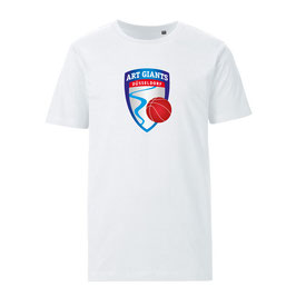 ART GIANTS T-Shirt weiß mit großem Logo und Wunschname