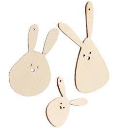 lustiger Hase 3er Set
