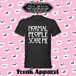 Camiseta Normal People Scare Me