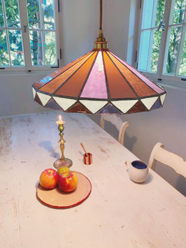 Rosalilium - glass lamp