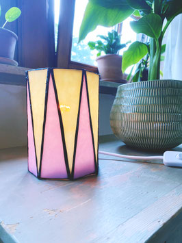 Orchis italica - glass lamp