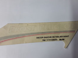 DECOR CARENAGE GAUCHE TABLIER AVANT PEUGEOT PROST