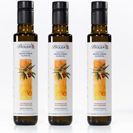 BIOLEA Bio Olivenöl Extra Nativ – Kolymbari Kreta | steingemahlen & kaltgepresst | Sparpaket 3×250ml