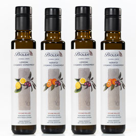BIOLEA Bio Olivenöl – steingemahlen & kaltgepresst – Kolymbari Kreta | 2× frische Bio Narantzio-Orange & 2× frische Bio Limone