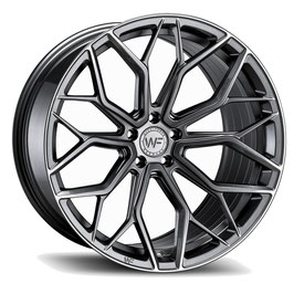 WF HE.1-FF | GLOSS STEEL Wheelforce 1 Satz / 2x VA 20x10.5 5x112 CXC / 2x HA 21x11.5 5x112 SXC M2/3/4 EDITION