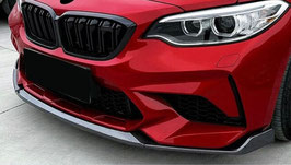 Frontsplitter für BMW F87 M2 Glänzend schwarzer oder Carbon-Look