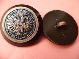 Wappenknöpfe dunkelbraun bronze 26mm Trachtenknöpfe (5813) Knöpfe