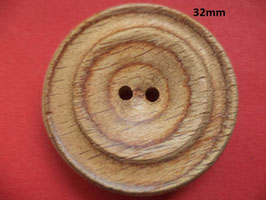 Holzknöpfe groß natur 32mm (6700)