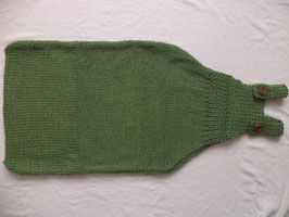 handgestrickter Babyschlafsack grün 90cm