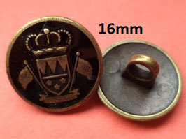 Metallknöpfe bronze schwarz 16mm (4985k) Trachtenknöpfe