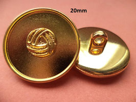 Knöpfe golden 20mm (965k)