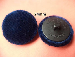 Stoffknöpfe dunkelblau 24mm (249k)