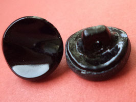 kleine Glasknöpfe schwarz 11mm (5089k)