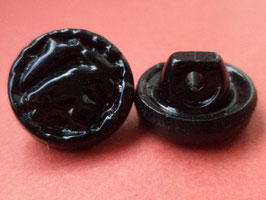 kleine Glasknöpfe 12mm schwarz (5111k)