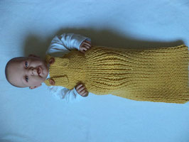 Babycocoon Baby Schlafsack gestrickt gelb 60cm