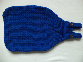 gestrickter Babyschlafsack blau 50cm