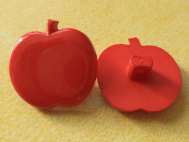 Knöpfe Apfel rot 17mm (4592)