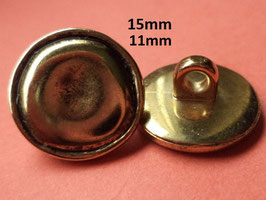goldene Knöpfe 11mm 15mm (116 157k)