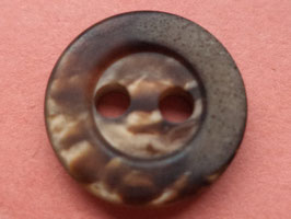 kleine Knöpfe 12mm dunkelbraun bronze (1075)