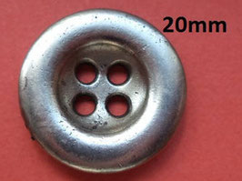 Metallknöpfe silbern 20mm (1286) Jacke