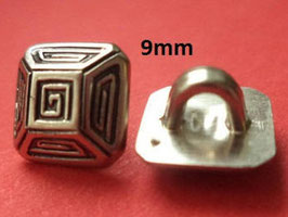kleine silberne Knöpfe 9mm (4171)