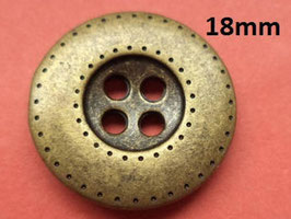 Metallknöpfe messing 18mm (5567)