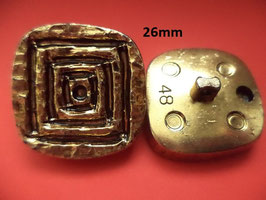 goldene Knöpfe 26mm (2854k)