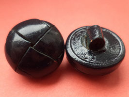 Lederknöpfe schwarz 18mm (6059)