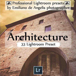 Lightroom professional 33 Architecture presets fotografia digitale
