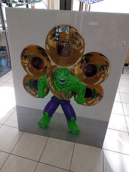 Grosses, modernes dekoratives Bild mit Hulk