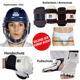 Schutzausrüstung Set 5 bis 11 Jahre (ohne Weste)