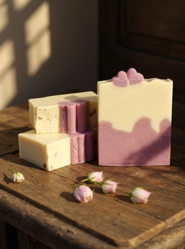 Dusch- und Handseife "Rosé" - 80g