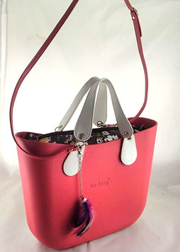 4a-Bag Classic Rot Blumen