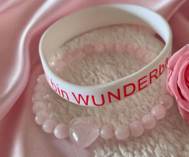 Memoband mit Rosenquarz