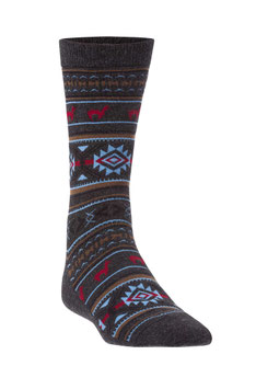 Jacquard Strick Socke